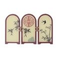 thumbnail image 1 of Biombo decorativo de arte tradicional chino, adorno de Feng Shui, mini biombo plegable 175 cm x 015 cm x 111 cm, 1 of 9