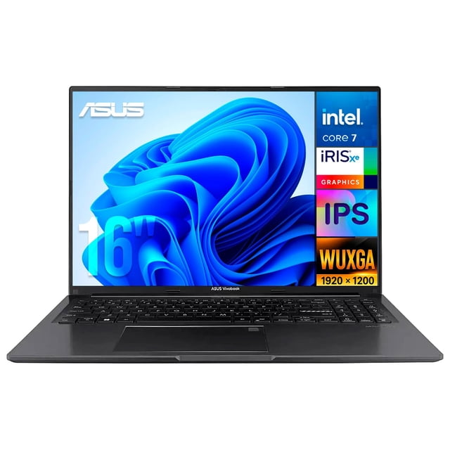 Laptop ASUS Vivobook 16 Intel Core I7 1355U 16GB 512GB SSD Pantalla 16" WUXGA IPS Windows 11 Teclado Ingles Reacondicionado