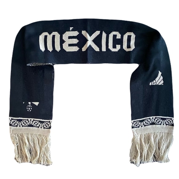 Bufanda Futbol Soccer Mexico Seleccion Mexicana Negra