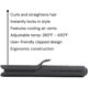 thumbnail image 4 of L'ange Hair Plancha de Pelo de Titanio Le Duo 360 Airflow Styler (Negra), 4 of 7