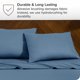 thumbnail image 5 of Juego de fundas de almohada Bare Home colección Premium 1800 cierre tipo sobre tamaño Queen azul corona 2 unidades, 5 of 6