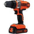 thumbnail image 1 of Taladro y Atornillador Inalámbrico BLACK + DECKER LDX220C Luz LED con Batería 20V MAX y Cargador Negro y Anaranjado, 1 of 2