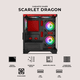 thumbnail image 5 of Gabinete XTREME PC GAMING Scarlet Dragon Edition Mini Torre 5 Fan ARGB HUB Rojo CXTSD9000RD, 5 of 6