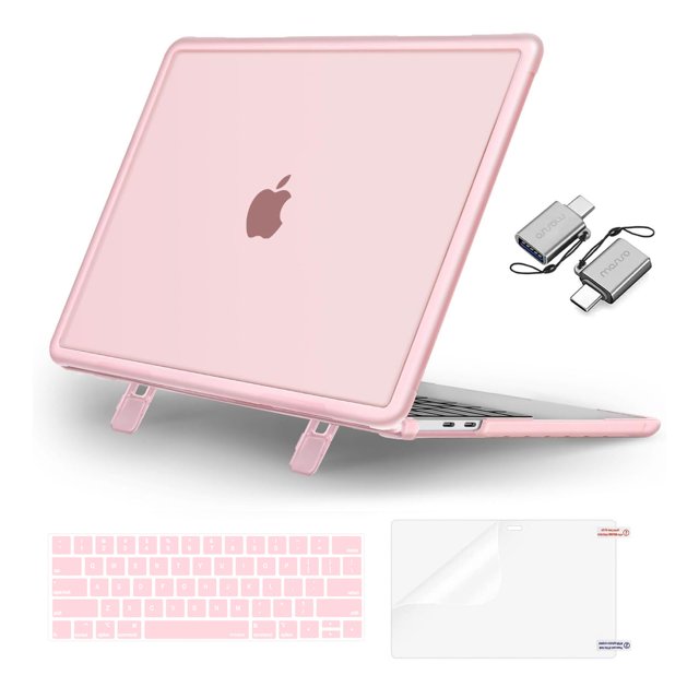 Funda MOSISO compatible con MacBook Pro 13 pulgadas M2 Rosa