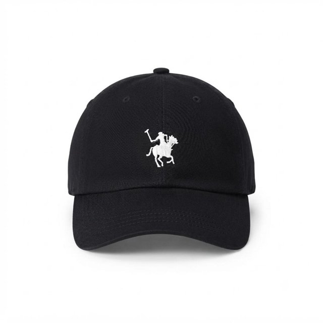 Gorra Polo Club Yorkshire Unitalla con Logo Bordado Negro