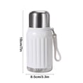 thumbnail image 3 of Insulated Stainless Steel Travel Mug 316 Liner Vacuum Coffee Cup 20.3 oz Hot Cold Water Bottle Portable Thermal BPA Free Home Office, 3 of 6