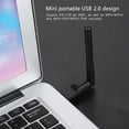 thumbnail image 3 of Adaptador Wifi, Adaptador Wifi USB De Alta Velocidad, Negro 300Mbps 2Dbi Para Operativo, 3 of 7