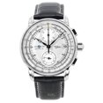 thumbnail image 1 of Zeppelin 100 Jahre Chronograph Leather Strap Silver Dial Quartz 86701 Men's Watch, 1 of 3