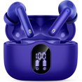 thumbnail image 1 of Audífonos Inalámbricos, Audífonos Bluetooth 5.4 Estéreo de Bajos, Audífonos con Micrófono con Cancelación de Ruido y Pantalla LED, 36H de Reproducción Audífonos Intrauditivos, Audífonos Deportivos Im, 1 of 7
