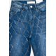 thumbnail image 4 of Jeans con patron geometrico /Tallas Extras, 586 (Azul medio) azul 40, 4 of 5