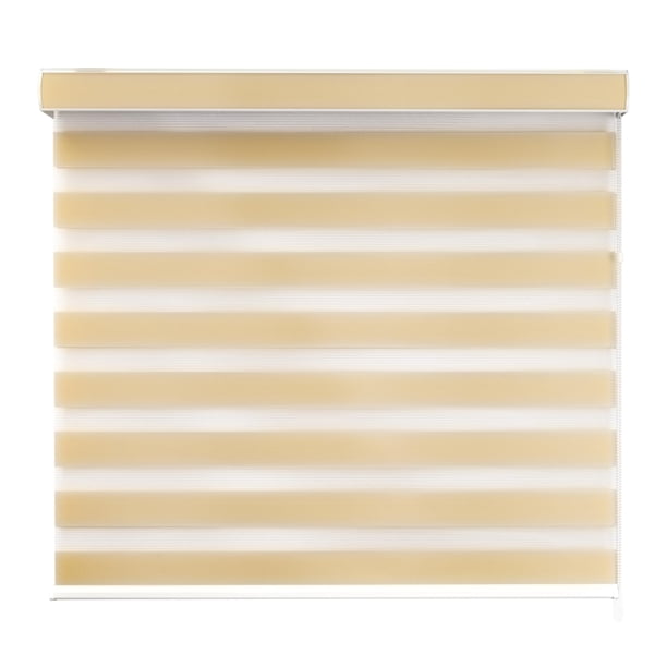 Persiana para Ventana DecoKing Sheer Elegance Enrollable Horizontal 160cm x 180cm Capuccino