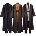 thumbnail image 1 of Disfraz de túnica para adulto, caballero, con capucha, uniforme, conjunto completo, para hombre, Halloween, cosplay, capa, 1 of 5