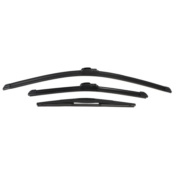 Conjunto de limpiaparabrisas delantero y trasero de 3 piezas de 26" 17" 14" que se adapta a Honda CR-V con gancho J / U en negro