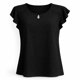 thumbnail image 1 of Blusa Simply Basic para Mujer, Escote Redondo Negro Talla Eg, 1 of 4