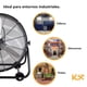 thumbnail image 3 of Ventilador De Piso Industrial 24 Pulgadas Aluminio Kingsman, 3 of 9