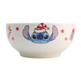thumbnail image 2 of Set de 6 Platos Hondos o Bowls para Sopa, Elaborado de Porcelana con Diseño Stitch Navideño, Color Blanco, 13.5 cm, 2 of 8
