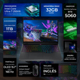 thumbnail image 3 of Laptop Gamer LENOVO Legion 5i GeForce RTX 5060 8GB Core Ultra 7 255HX 32GB DDR5 SSD 1TB 15.1" OLED 165Hz Teclado Ingles Mouse, 3 of 6
