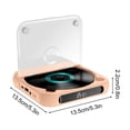 thumbnail image 2 of Xihbxyly Reproductor de Cd Portátil, Conectividad Bluetooth, Diseño a Prueba de Golpes, Múltiples Modos de Reproducción de Audio, Tamaño Compacto para Fácil Transporte, Música para Llevar, 7 Horas de, 2 of 6