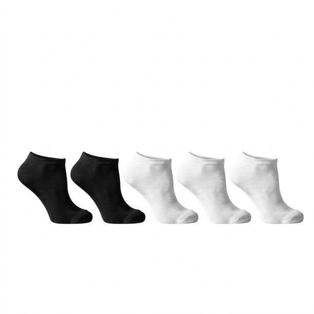 Tin Liso Simply Basic para Niña, de Poliéster Multicolor Talla 10 a 13 años, 5 Pares