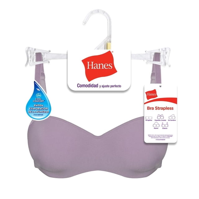 Brasier Hanes Intima Strapless Con Push Up