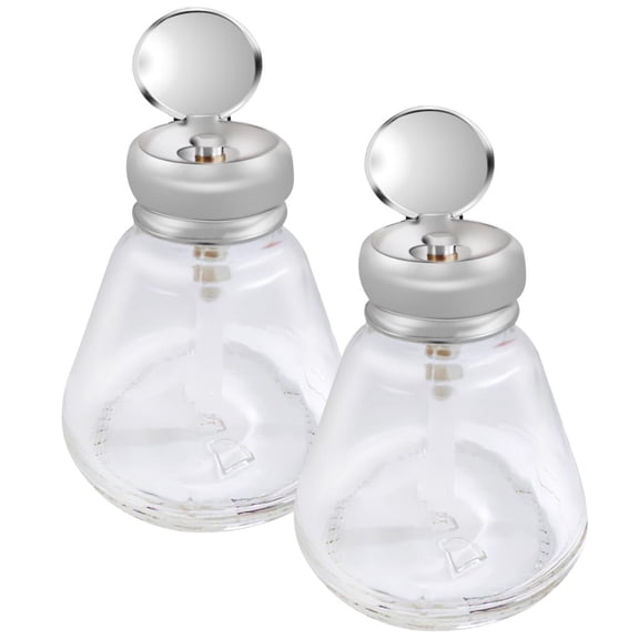 2 Paquetes de Dispensador de Empuje Hacia Abajo Vacío de 150 Ml, Removedor de de Uñas de Maquillaje Botella de de Bombeo Recipientes a