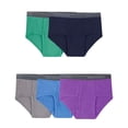 thumbnail image 1 of Trusa Fruit Of The Loom para Hombre, Low Rise Negro 5 Piezas Talla G, 1 of 4