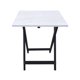 thumbnail image 4 of Mesa Plegable Rectangular Blanco/Chocolate Hogare Mesa Plegable Rectangular, 4 of 4