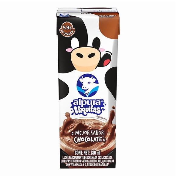 Leche saborizada Alpura Vaquitas sabor Chocolate 180 ml