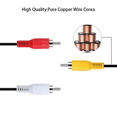 thumbnail image 2 of Toma de audio / video auxiliares satelites auxiliares a 3-RCA Cable de PVC de PVC del cable AUX (6 pies), 2 of 6