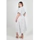 thumbnail image 3 of Vestido camisero de lunares Roman Fashion /Tallas Extras, 12902 (Blanco) blanco 38, 3 of 6