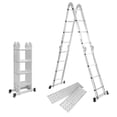 thumbnail image 1 of Escalera Multiposiciones De Aluminio 4.5 Metros 16 Peldaños, 1 of 5