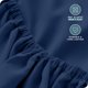 thumbnail image 4 of Sábana Ajustable Bare Home Colección Premium 1800 Tamaño Twin Azul Oscuro Bolsillo Extra Profundo 22', 4 of 7