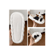 thumbnail image 2 of Pantuflas Casa Lindas Y Suaves De Vaca Blanco vaca 38-39(Fit 37-38, 2 of 3