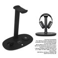 thumbnail image 3 of Soporte Para Auriculares, Ahorro De Espacio 4 En 1, Soporte De Carga De Auriculares Desmontable, Cargador Inalámbrico De 15W, Carga Segura Para Reloj Inteligente, 3 of 7