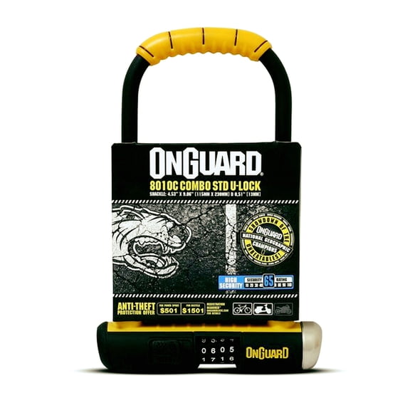 COMBO STD CANDADO EN U MOD. 8010C BULLDOG