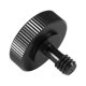 thumbnail image 5 of Negro 1/4 Masculino Adaptador de Tornillo Femenino Soporte de Trípodos del Tribodos, 5 of 7