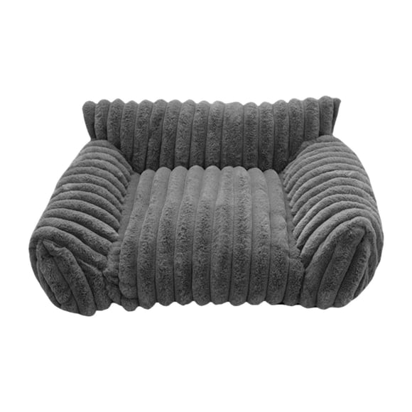 Sofá cama para gatos, sofá cama para mascotas, fácil de limpiar, versátil, portátil, moderno, antideslizante, para dormir, para gatitos, gatos, perros Gris