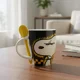 thumbnail image 3 of Juego 2 Tazas Porcelana Snoopy con Cuchara 310 ml, 3 of 13