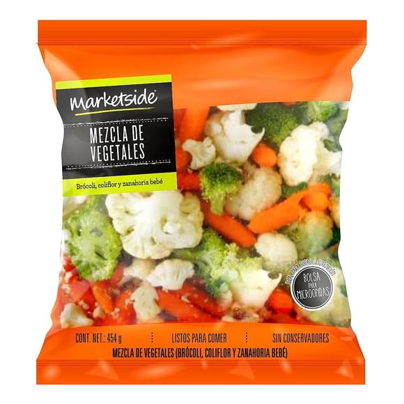 Mezcla de Vegetales Marketside Bolsa para Microondas 454 g