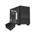 thumbnail image 1 of Rosewill Caja PC Micro ATX Mini Torre c/ PSU 3.1 650W 80+ Gold preinstal., lateral de vidrio templ., soporte radiador 360mm, 1x USB 3.0, USB-C, fan trasero PWM 120mm, 1 of 12