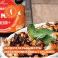 thumbnail image 3 of Salsa Macha Tradicional Ahumada "Ponchín" Don Chacho con Chipotle y Guajillo Pack de 3 Frascos de 140g c/u | Aderezo Picante Mexicano Gourmet para Tacos, Carnes, Sushi | KETO, Vegana, Sin Gluten, 3 of 4