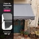 thumbnail image 5 of Toldo Marquesina Retráctil Misuri Gris 2x1.5m de Manivela con Altura Ajustable, 5 of 6