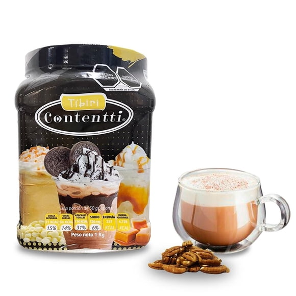 Polvo para Cappuccino Tíbiri Contentti Nuez 1 Kg