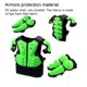 thumbnail image 5 of Greeniant Armadura de cuerpo completo, traje de Motocross, equipo de protección para moto de cross, esquí, cofre, columna vertebral, codera, Ropa Deportiva, Zapatos Verde S, 5 of 6
