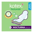 thumbnail image 4 of Toallas femeninas Kotex Naturals con manzanilla nocturna con alas flujo súper abundante 36 pzas, 4 of 6