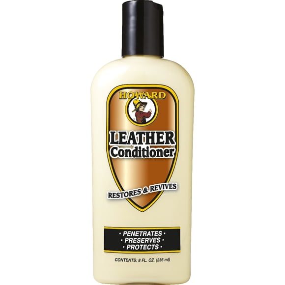 HOWARD Bálsamo Acondicionador para Cuero y Piel | Con Cera de Abeja y Cera de Carnauba | Restaurador y Protector de Artículos de Piel | Para Zapatos, Muebles de Piel, Carteras 236 ml (8 oz)