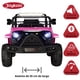 thumbnail image 3 of Camioneta montable JOYKOO eléctrica 93 cm rosa Control remoto 12V, 3 of 8