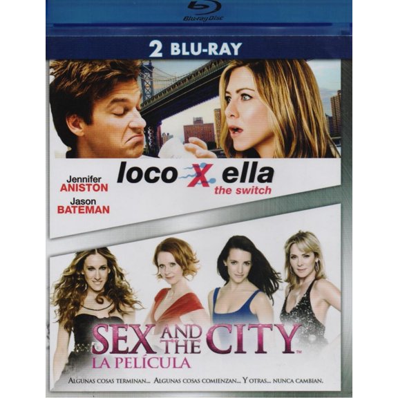 Combo 2 Peliculas Blu-ray VIDEOMAX Loco X Por Ella + Sex And The City