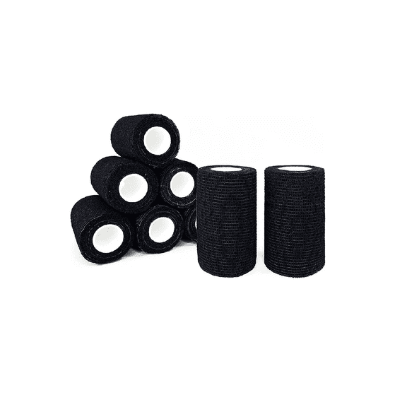 Venda Elástica Cohesiva Autoadherible LAB.G 10 cm x 4.5 M Negro