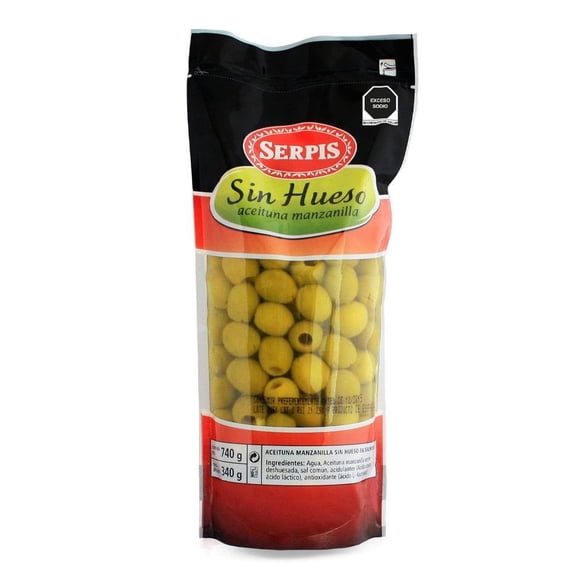 Aceituna Serpis sin hueso 740 g